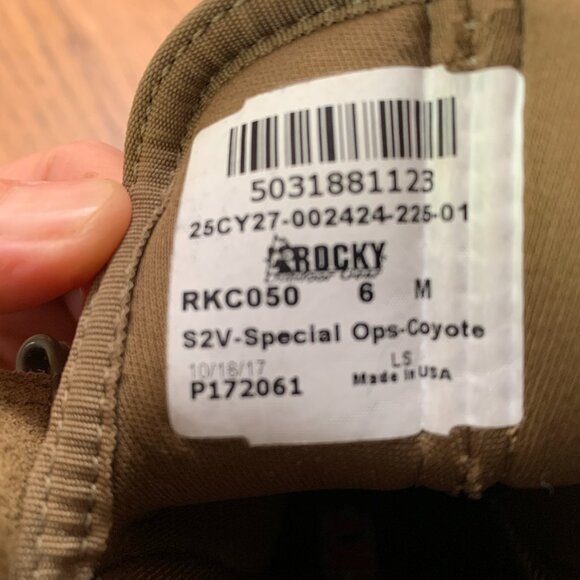 Rocky S2V Tactical Military Boots - Picture 10 of 14